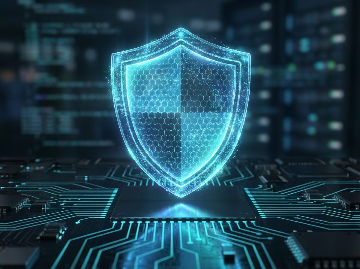Digital security shield over a circuit board